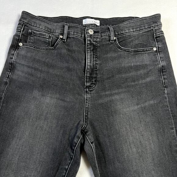LOFT High Rise The Skinny Jeans Size 32/14 Casual Minimalist Preppy Classic - Picture 3 of 12